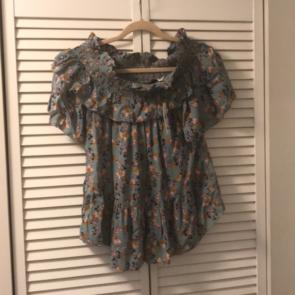 🔥Arabella green new romantic flo top.🔥 - Picture 7 of 8